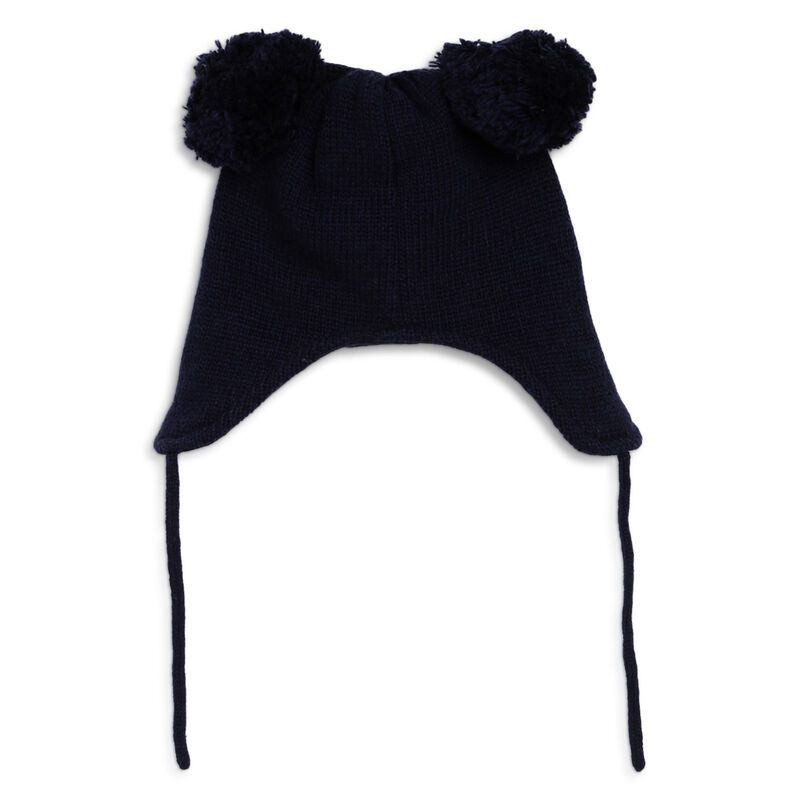 Girls Dark Blue Printed Cap image number 1